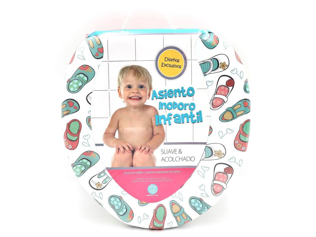 Asiento Inodoro Infantil sin Asas 27.5 x 29 cm.