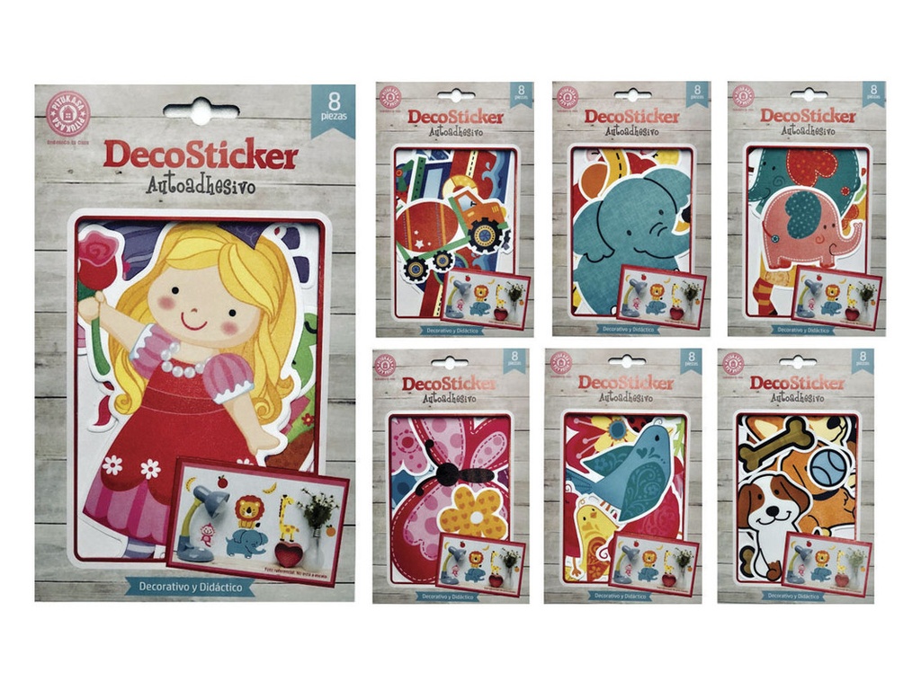 Decostickers Autoadhesivo x 8 Und.