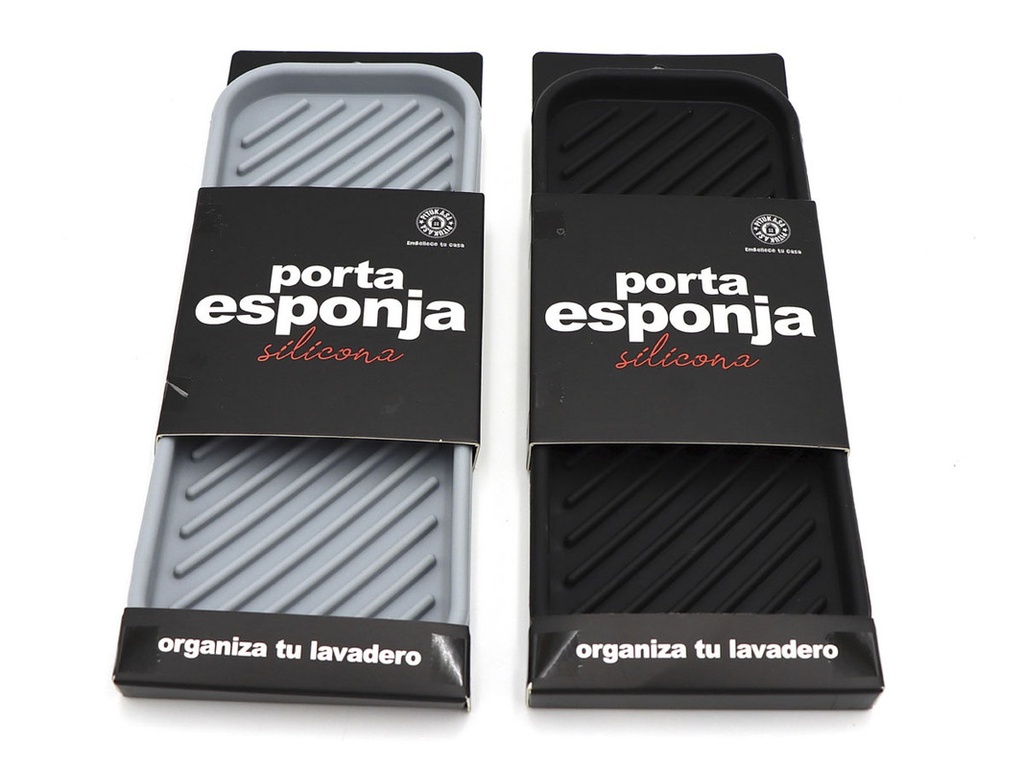 Portaesponjas para Lavadero Silicona 23.3 x 9.2 x 1.2 cm.