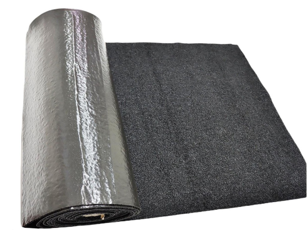 Rollo de Alfombra Negro 120x900Cm x 12mm