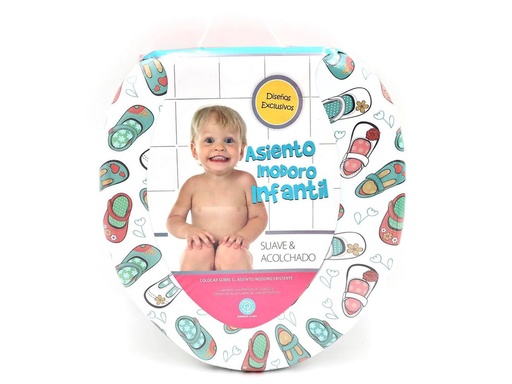 [222-10089] Asiento Inodoro Infantil sin Asas 27.5 x 29 cm.