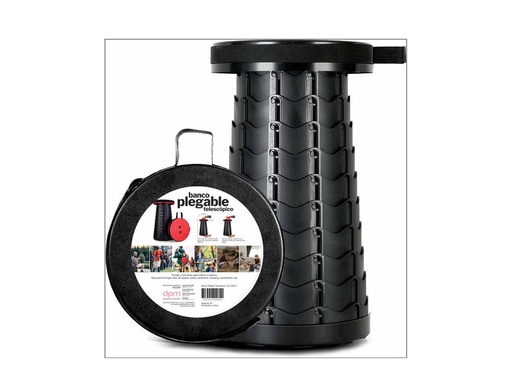 [222-10213] Banco Plegable Portatil 24.5 x 24.5 x 6 - 47 cm.