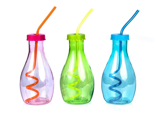 [888-10757] Botella Cheek con Cañita 500 ml.
