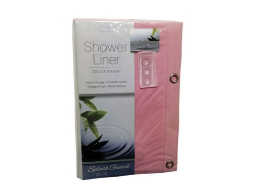 [888-10724] Cortina Chupon Rosada para Baño