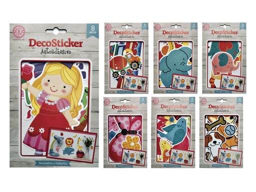 [222-10110] Decostickers Autoadhesivo x 8 Und.