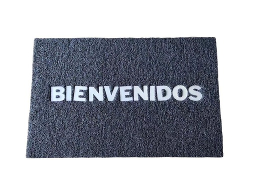 [222-10207] Felpudo Confort Mat Basic Bienvenidos 60 x 40 cm.