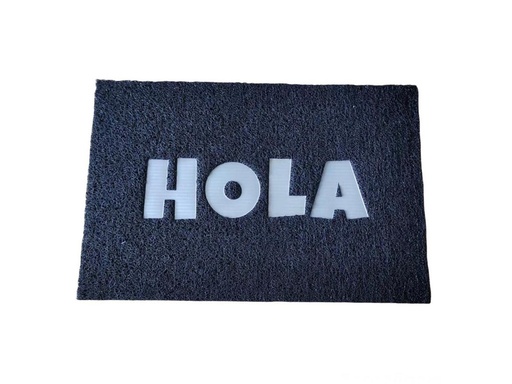 [222-10204] Felpudo Confort Mat Basic Hola 60 x 40 cm.