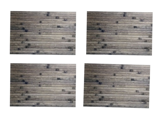 [432] Individual de Bambu x 4 Und 40 x 30 cm.